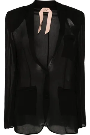 Nº21 Blazer semitransparente con botones