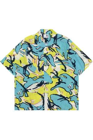 A Bathing Ape Camisa manga corta con estampado gráfico