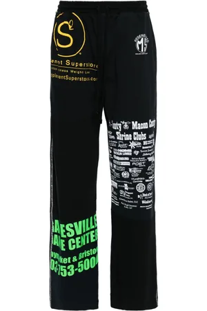 Marine Serre Pants con varios estampados