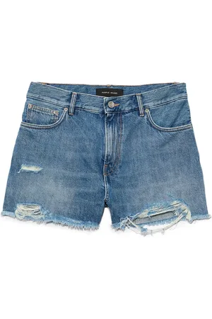 Purple Brand Shorts de mezclilla con efecto envejecido