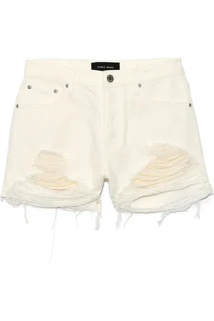 Purple Brand Shorts de mezclilla con efecto envejecido