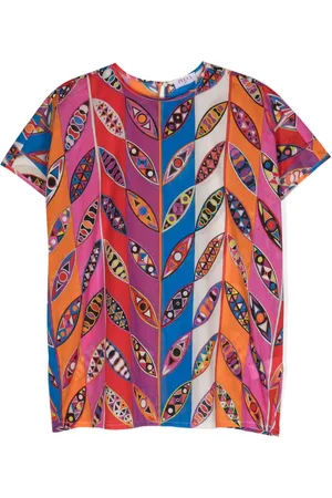 PUCCI Junior Vestido con estampado Girandole
