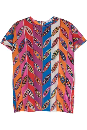 PUCCI Junior Vestido con estampado Girandole