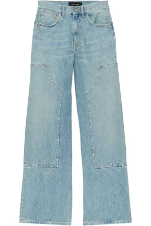 Purple Brand Jeans anchos con apliques
