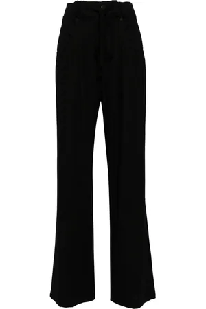 GOEN.J Pantalones acampanados con tiro alto