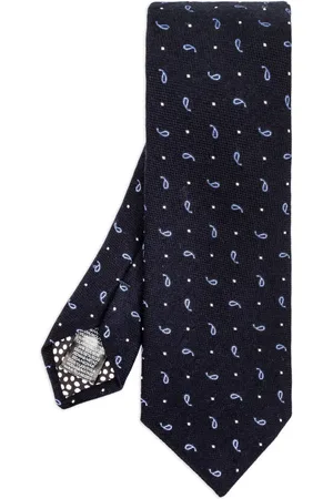 Paul Smith Corbata con motivo de cachemira en jacquard