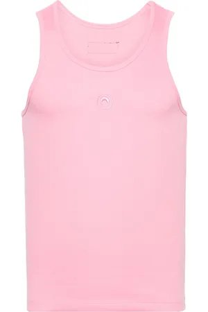 Marine Serre Top con motivo Crescent Moon