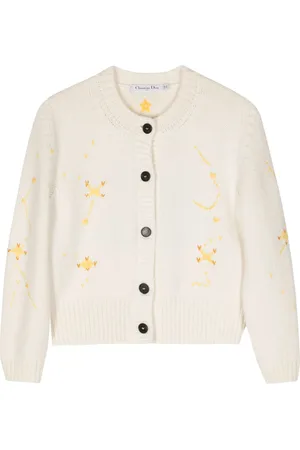 Dior Cárdigan tejido con león en intarsia