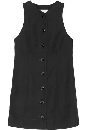 Ganni Vestido corto con detalle de moño