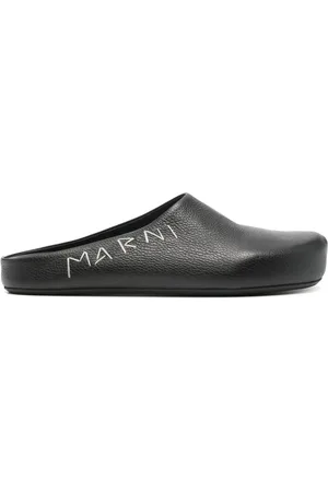 Marni Slippers con logo bordado