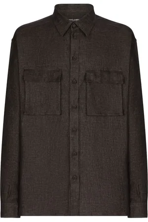 Dolce & Gabbana Camisa con bolsillos y solapa