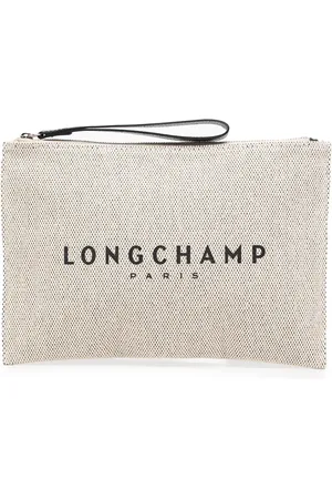 Longchamp Roseau leather clutch bag