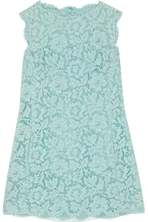 VALENTINO GARAVANI Vestido corto con encaje floral 2010