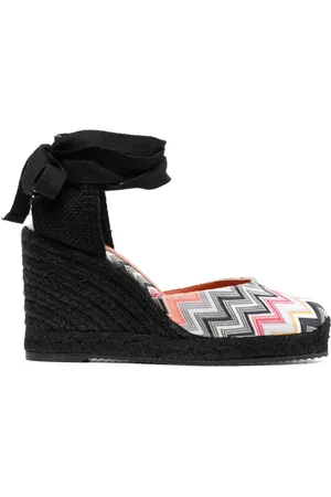 Missoni Alpargatas con motivo en zigzag y tacón de 100mm