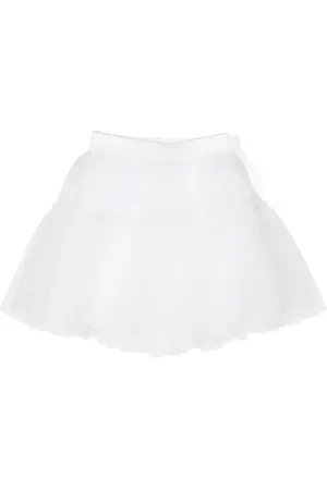 MONNALISA Falda estilo tutú con logo en la pretina