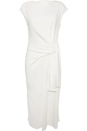 GOEN.J Vestido midi sin mangas con detalle de nudo