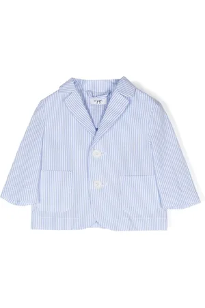 Il gufo Blazer de tejido seersucker