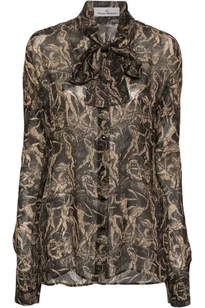 Vivienne Westwood Camisa con estampado Metro Evolution of Man