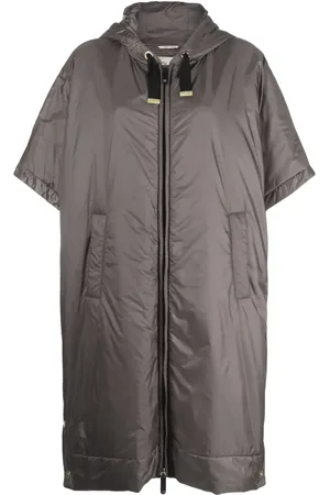 Max Mara Chubasquero con capucha y manga corta