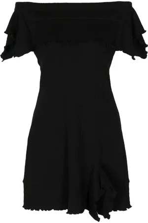 GOEN.J Vestido corto con hombros descubiertos