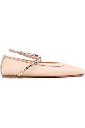 Amina Muaddi Flats Ane