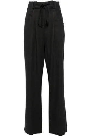 GOEN.J Pantalones rectos con tiro alto