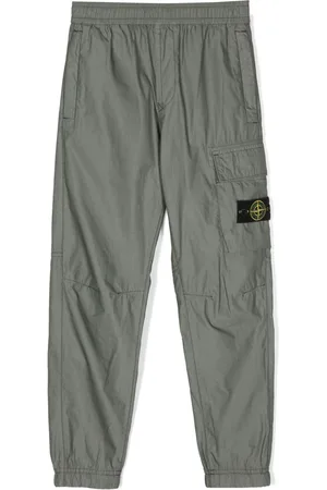 Stone Island Pantalones cargo con motivo Compass