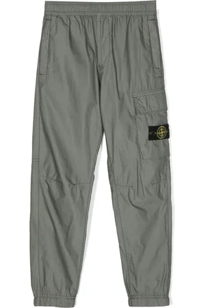 Stone Island Pantalones cargo con motivo Compass