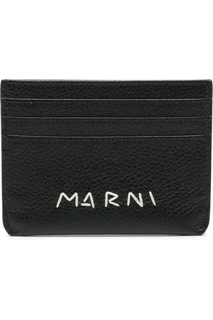 Marni Tarjetero con logo bordado