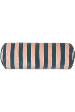 CHRISTINA LUNDSTEEN Cojín de terciopelo Bolster Stripe de 20cm x 60cm
