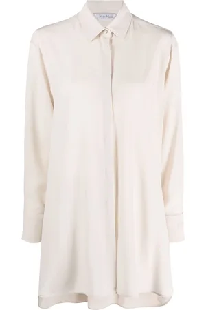 Max Mara Camisa de seda manga larga