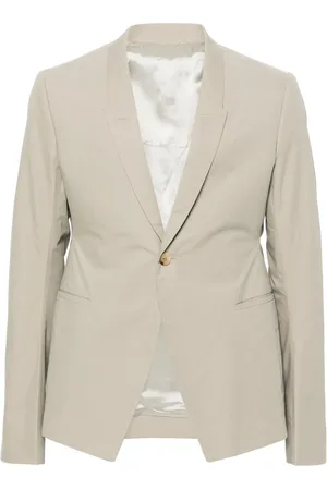 Rick Owens Blazer de popelina con botones