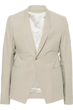 Rick Owens Blazer de popelina con botones