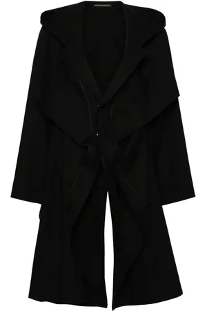 YOHJI YAMAMOTO Abrigo con capucha