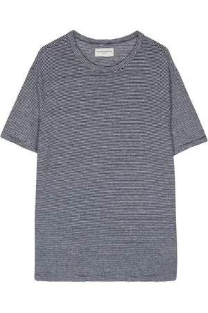 OFFICINE GENERALE Playera stretch con motivo de rayas
