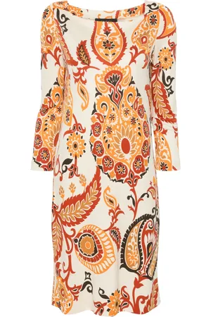 Gucci Vestido con estampado de cachemira