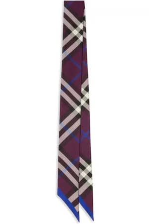 Burberry Mascada de seda con motivo Nova Check
