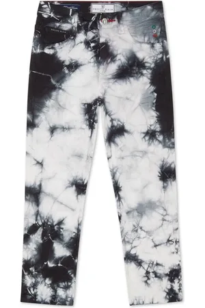 Philipp Plein Jeans con estampado tie-dye