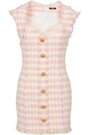 Balmain Vestido corto de tweed Miami