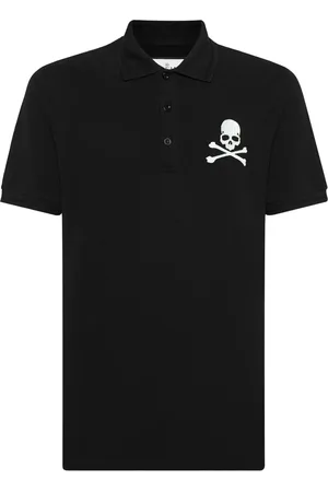 Philipp Plein Playera tipo polo con estampado Skull & Bones