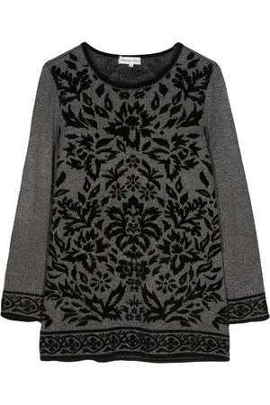 Dior Suéter con motivo floral en jacquard