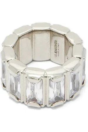 Jil Sander Anillo con detalles de cristal
