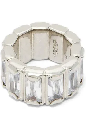 Jil Sander Anillo con detalles de cristal