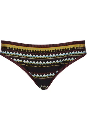 La DoubleJ Bikini bottom con estampado geométrico