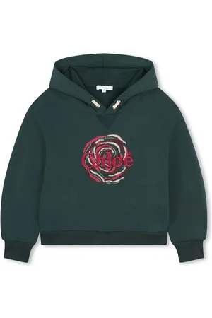 Chloé Hoodie con logo bordado