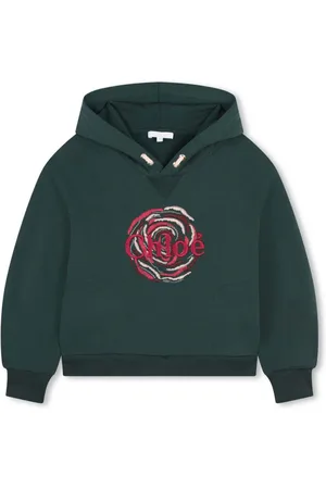 Chloé Hoodie con logo bordado