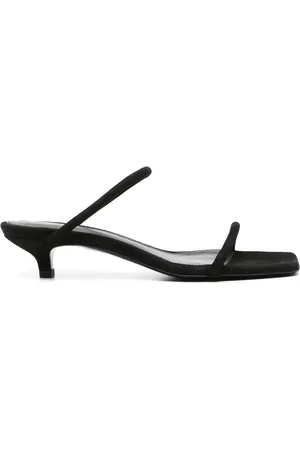 Totême Mules de gamuza con tacón de 50mm