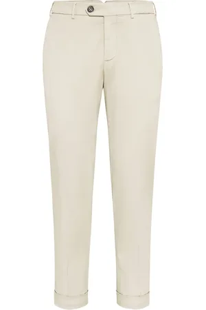 Brunello Cucinelli Pantalones chino ajustados