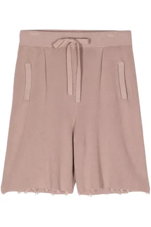 LANEUS Shorts con bordes sin rematar