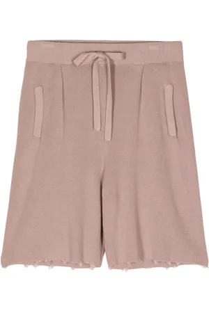 LANEUS Shorts con bordes sin rematar